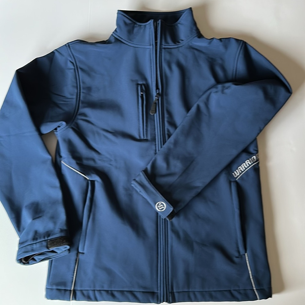 Warrior Stratus Soft Shell Hockey Rink Jacket Navy Blue Full Zip Men’s Medium
